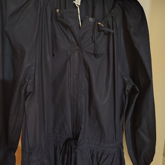 Free Assembly gathered neck cotton maxi dress with long sleeves - Picture 7 of 13